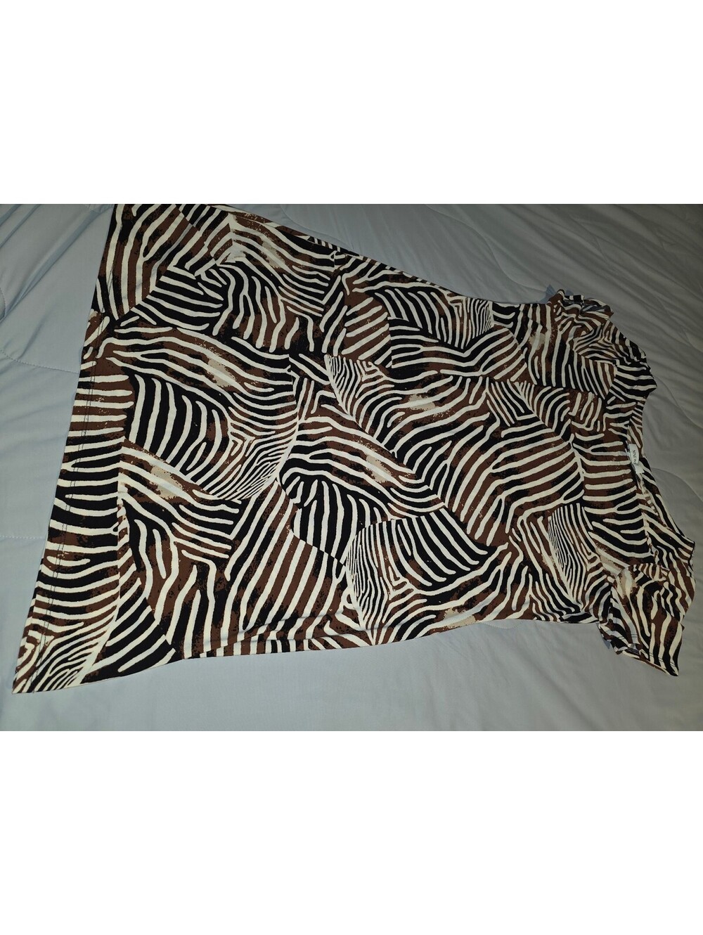 Nine West Women’s XL  - Animal print brown - Short Sleeve Maxi Dress